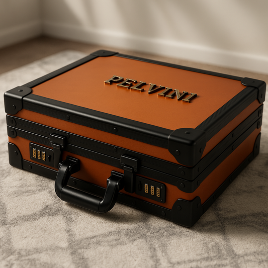 Luxury Vasmyst® Briefcase - Cognac