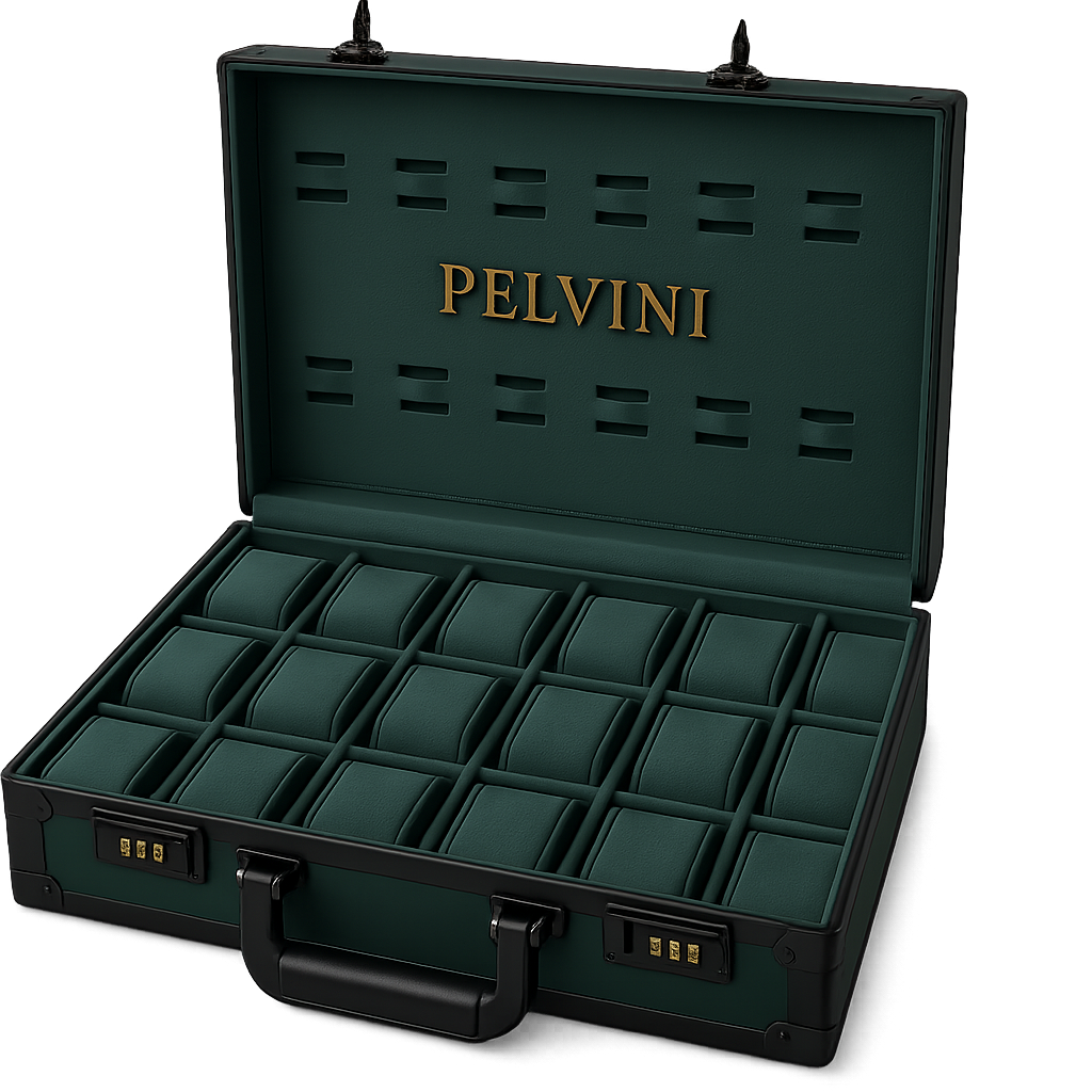 Luxury Vasmyst® Briefcase - Emerald