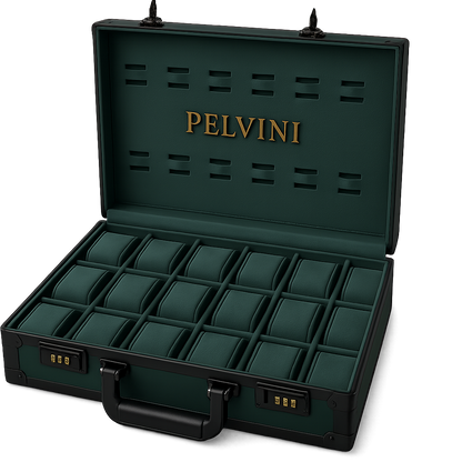Luxury Vasmyst® Briefcase - Emerald
