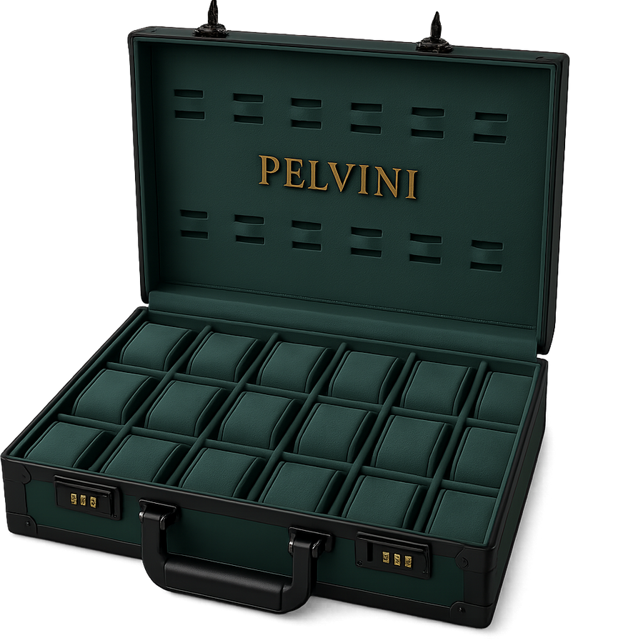 Luxury Vasmyst® Briefcase - Emerald