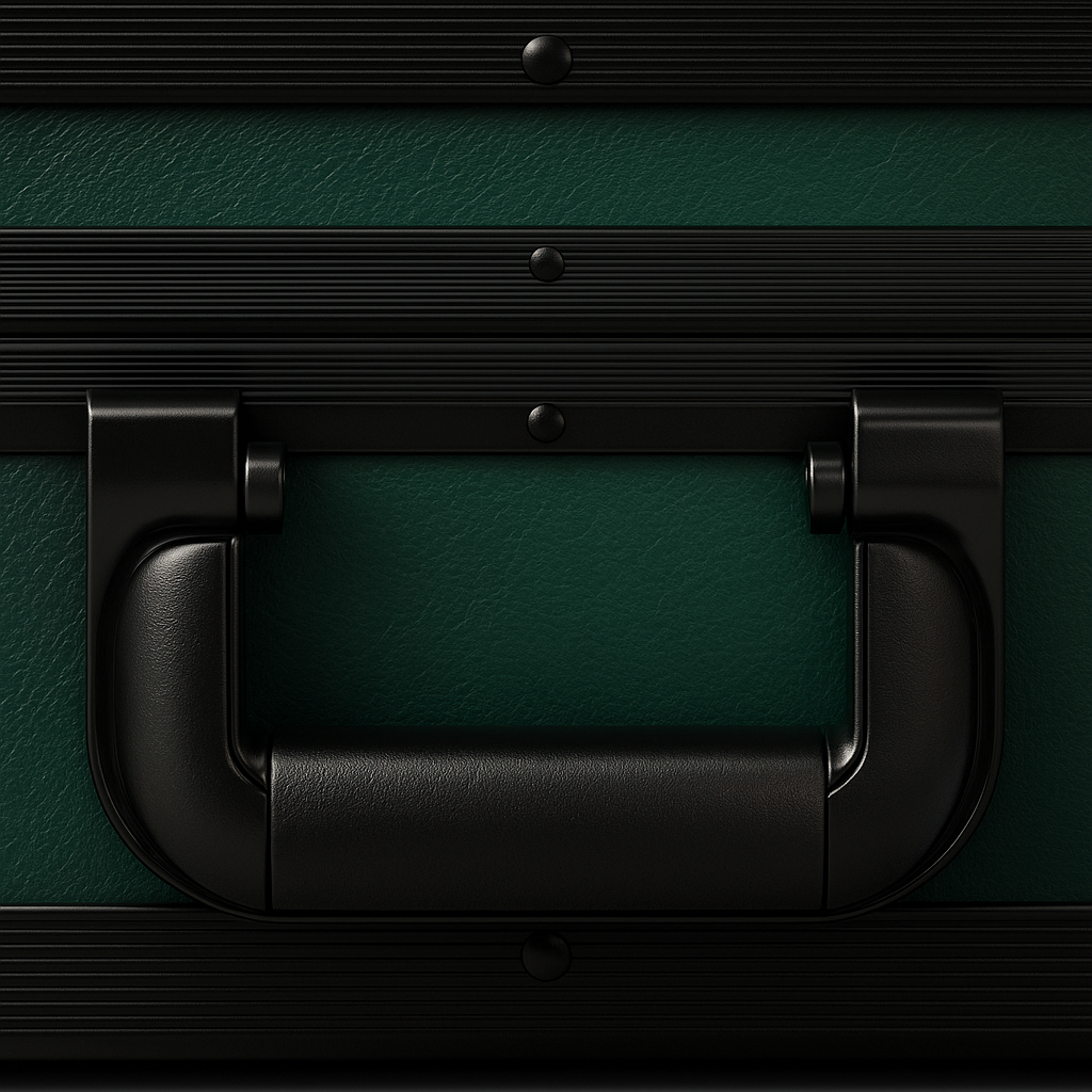 Luxury Vasmyst® Briefcase - Emerald