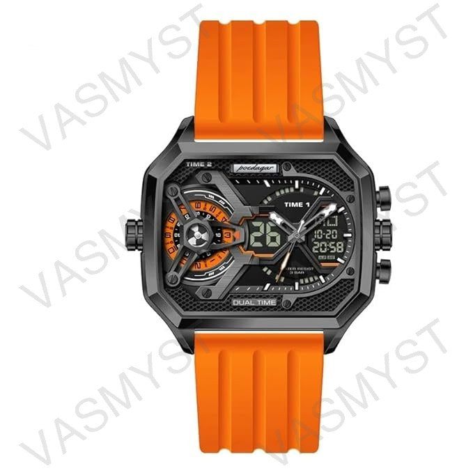 Vasmyst E106 Black Orange Digital Watch - 51QaTPzF8KL._SX679_