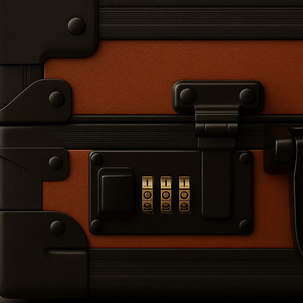 Luxury Vasmyst® Briefcase - Cognac