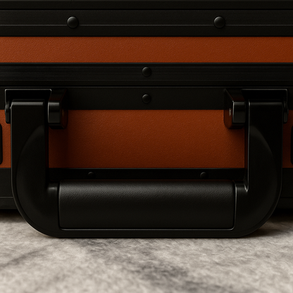 Luxury Vasmyst® Briefcase - Cognac
