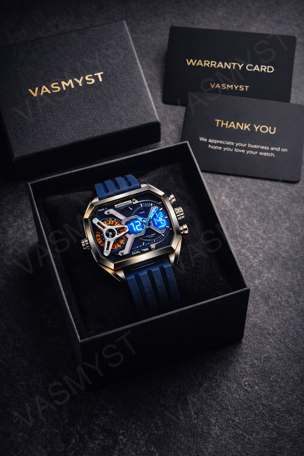 Vasmyst E106 Silver Blue Digital Watch - ChatGPT Image May 30, 2026, 12_50_16 PM
